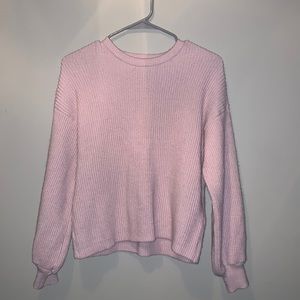 This pink sweater is incredibly soft and will keep you feeling so cozy:)